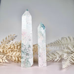 Load image into Gallery viewer, Moss Agate Statement Tower (A)
