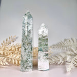 Load image into Gallery viewer, Moss Agate Statement Tower (B)
