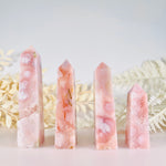 Load image into Gallery viewer, Pink Amethyst x Quartz Tower (B)
